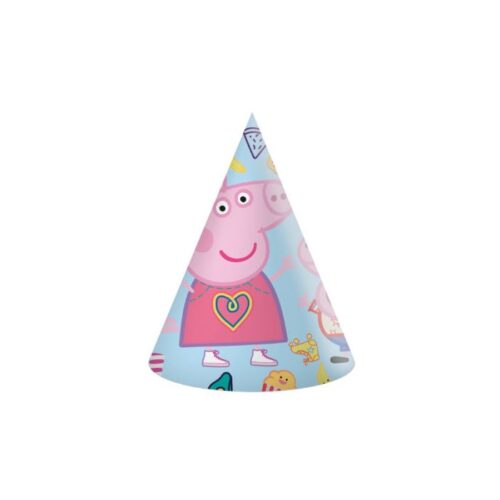 Peppa Pig Party Hats Pack of 6