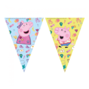 Peppa Pig Plastic Flag Banner
