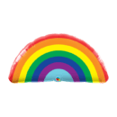 Rainbow Supershape Foil Balloon