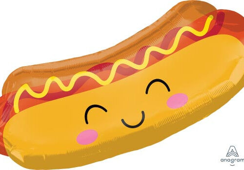 Hot Dog Supershape Foil Balloon