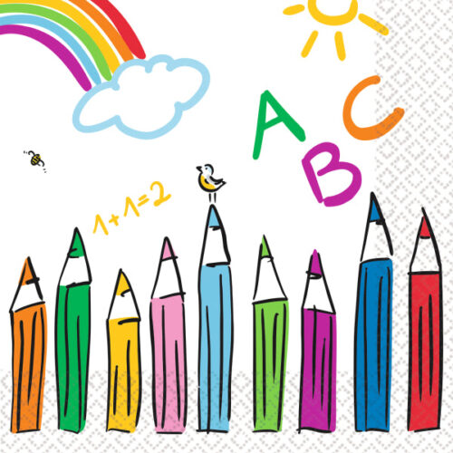 School Start Napkins Pack of 20