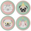 Hello Pets Paper Plates Pack of 8