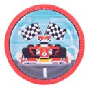 Racing Car Paper Plates Pack of 8