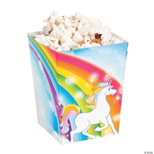 Unicorn Popcorn Boxes Pack of 12
