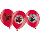 Spiderman Latex Balloons Pack of 6