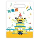 Minions Plastic Party Bag Pack of 6
