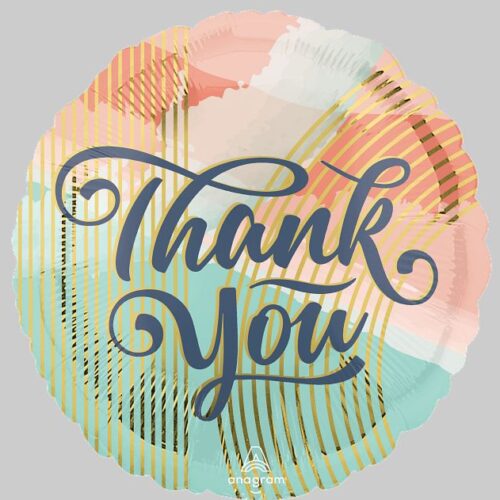 Thank You Pastel 45cm Foil Balloon