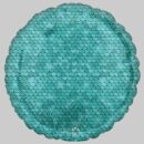 Ocean Blue Sequins 45cm Foil Balloon