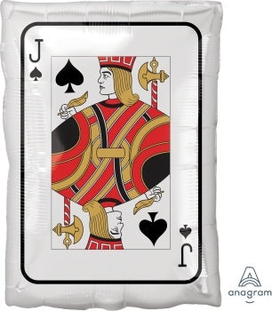 Rolls The Dice Jack & Queen 45cm Foil Balloon