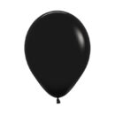 Black Solid Latex Balloons Pack of 10
