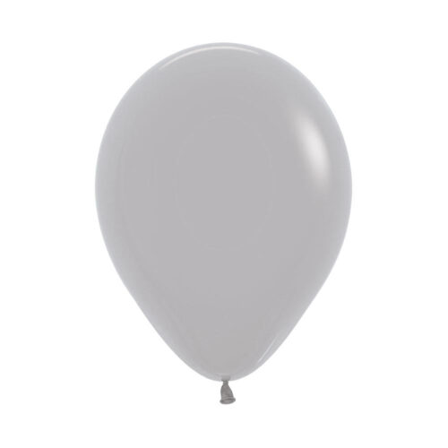 Grey Solid Latex Balloons Pack of 100