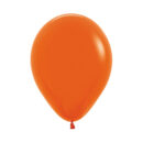 Orange Solid Latex Balloons Pack of 10