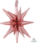 Rose Gold Magic Star 45cm Foil Balloon
