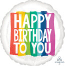 Rainbow Wishes Supershape Foil Balloon