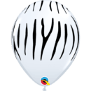 Zebra Print Latex Balloons Pack of 10
