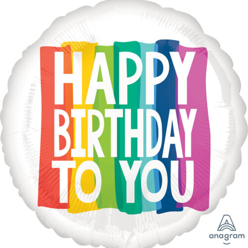 Rainbow Wishes Supershape Foil Balloon