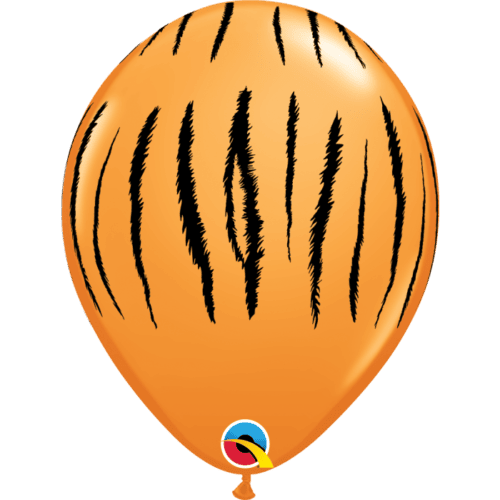 Tiger Print Latex Balloons Pack of 10