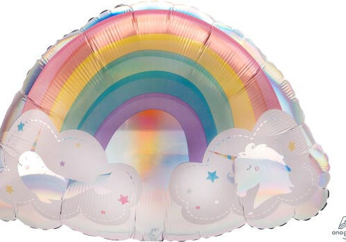 Magical Rainbow Supershape Foil Balloon