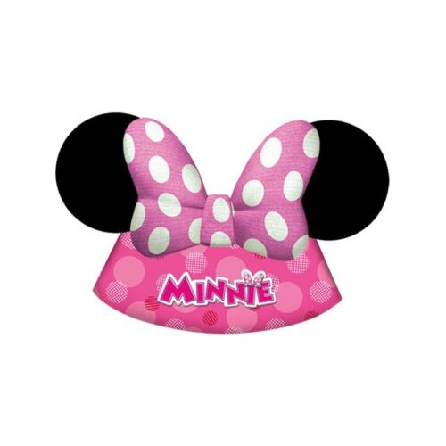 Minnie Mouse Paper Party Hats Pack of 6
