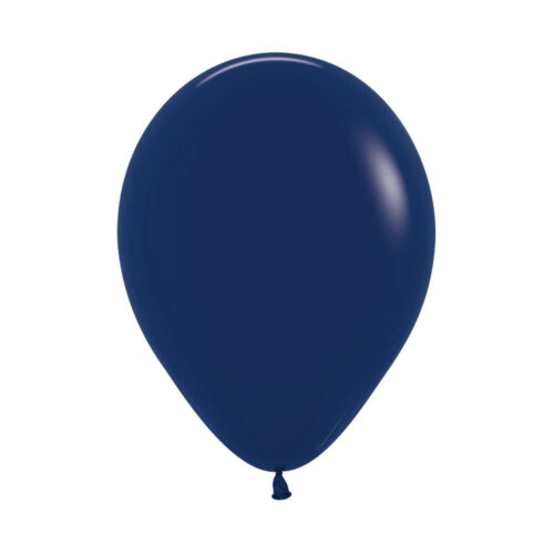 Navy Blue Solid Latex Balloons Pack of 10