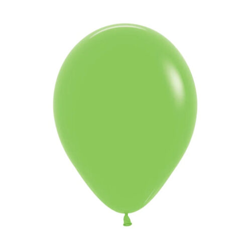 Lime Green Solid Latex Balloons Pack of 10