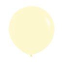Pastel Yellow 60cm Latex Balloons Pack of 3
