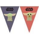 The Mandalorian/ Baby Yoda Paper Flag Banner