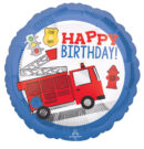 First Responder Happy Bday 45cm Foil Balloon