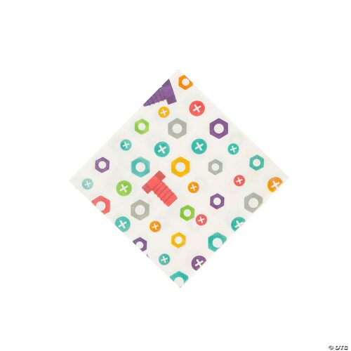 Little Handyman Beverage Napkins Pack of 16