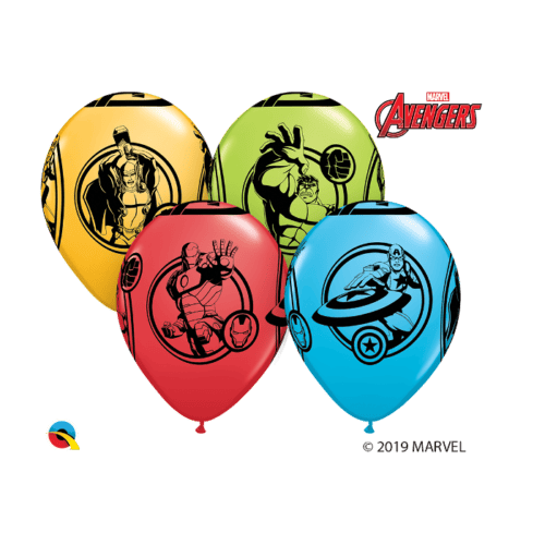 Avengers Latex Assorted Balloons Pack of 25
