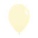 Pastel Yellow Solid Latex Balloons Pack of 100