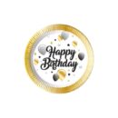 Milestone Happy Birthday Paper Plates Pack of 8