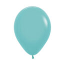 Aquamarine Blue Solid Latex Balloons Pack of 100
