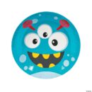 Mini Monster Party Paper Dinner Plates Pack of 8