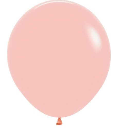 Pastel Melon Orange 45cm Latex Balloons Pack of 6