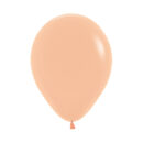 Peach Blush Solid 12.5cm Latex Balloons Pack of 10