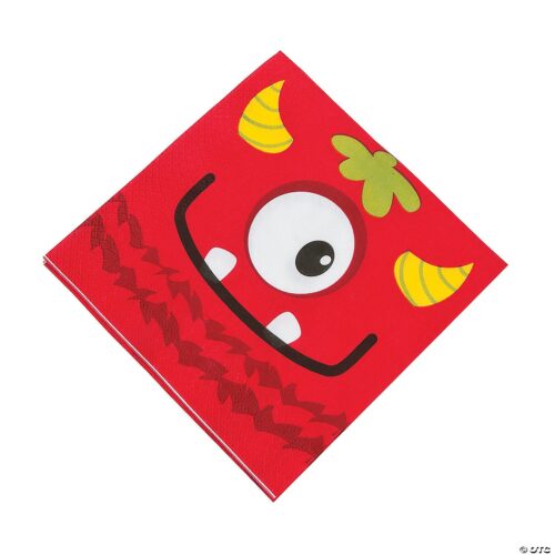 Mini Monster with One Eye Luncheon Napkins Pack of 16