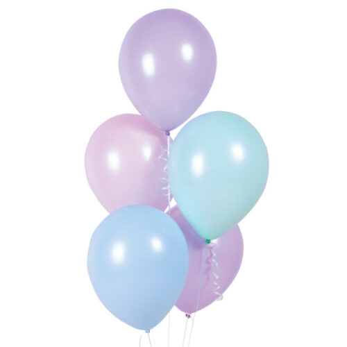 Macaron Pastel Latex Assorted Latex Balloons Pack of 10