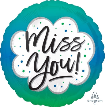 Miss You 45cm Foil Balloon