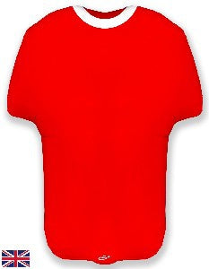 Soccer Shirt Red Foil Balloon