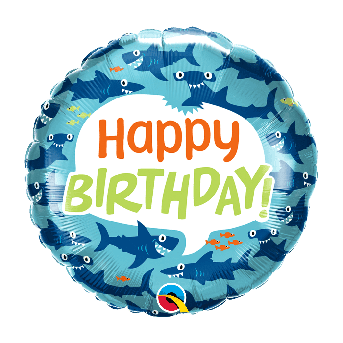 Shark Fun 45cm Foil Balloon