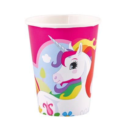 Unicorn Paper Cups Pack of 8