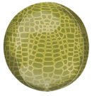 Alligator Print Orb Foil Balloon