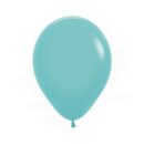 Aquamarine Solid 12.5cm Latex Balloons Pack of 10