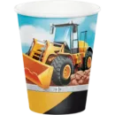 Big Dig Construction Cups Pack of 8