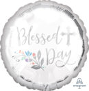 Blessed Day 45cm Foil Balloon