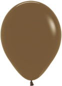 Coffee Brown Solid Latex Balloons Pack of 100