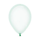 Crystal Pastel Green Latex Balloons Pack of 10
