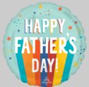 Father's Day Playful Stripes 45cm Foil Balloon