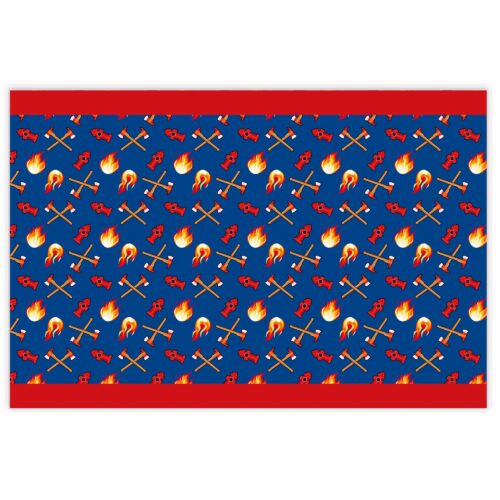 Firefighter Paper Tablecloth